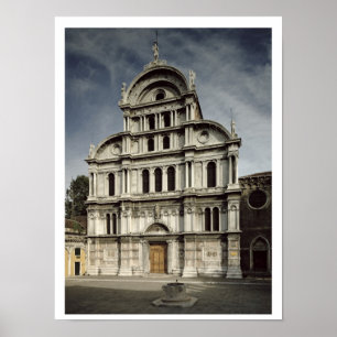 Die Kirche von San Zaccaria, 1480-1500 (Foto) Poster