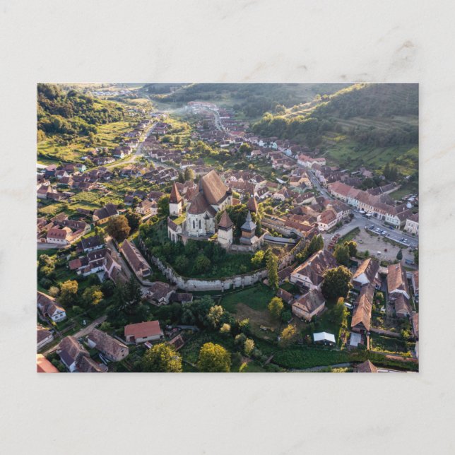 Die Kirchenburg Biertan in Rumänien Postkarte (Vorderseite)