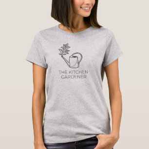 Die Kitchen Gardener Minimalist Gießkannen-Linie T-Shirt