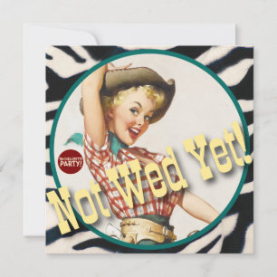 Die Kitsch Bitsch : Cowgirl Noch Nicht Verheiratet Einladung