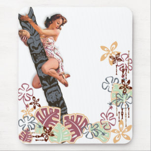 Die Kitsch Bitsch : Hoch auf einem Tiki-Baum! Mousepad