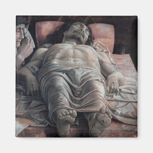 Die Klage über den Toten Christus, Mantegna Magnet (Vorne)