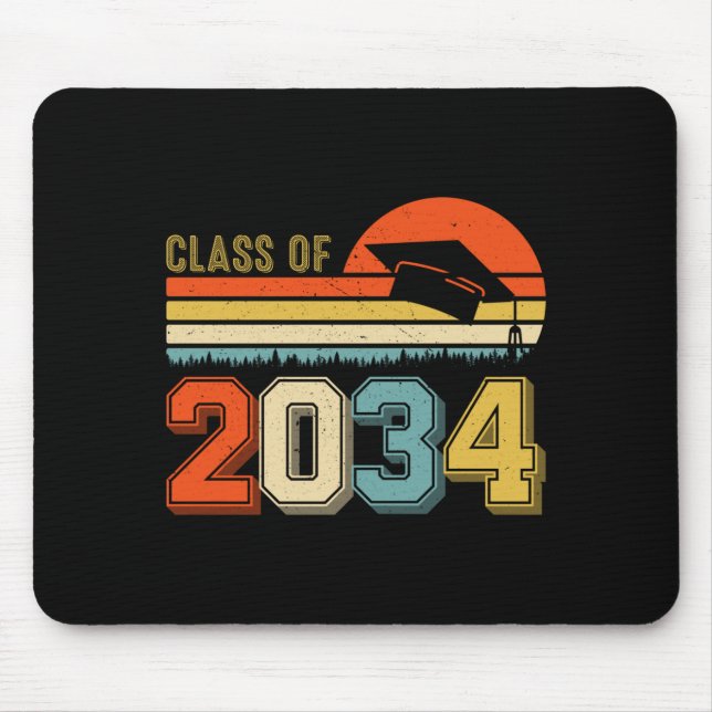 Die Klasse 2034 wächst mit dem ich vor dem Abschlu Mousepad (Vorne)
