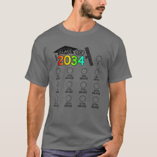 Die Klasse 2034 wächst mit meiner Fläche für das K T-Shirt
