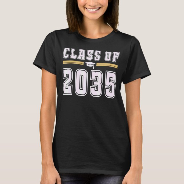 Die Klasse des Jahres 2035 wächst mit mir am erste T-Shirt (Vorderseite)