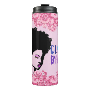 Die klassische Baddie Frau Tumbler Thermosbecher