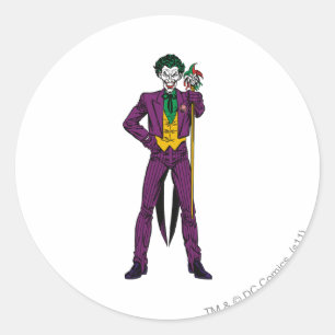Die klassische Joker Runder Aufkleber
