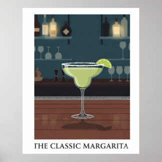 Die klassische Margarita Poster