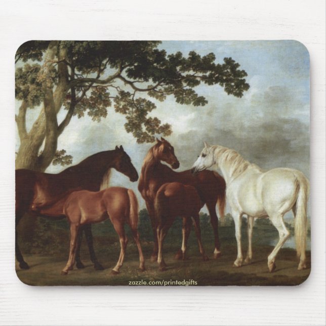 Die klassische Pferdesammlung Mousepad (Vorne)