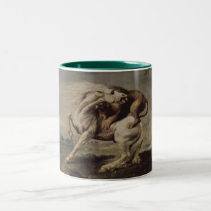 Die klassische Pferdesammlung Zweifarbige Tasse
