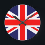 Die klassische Universe Runde Wanduhr<br><div class="desc">Die Gewerkschaft Flag, oder Union Jack, ist die Nationalflagge des Vereinigten Königreichs. Sie wird so genannt, weil sie die Kreuze der drei Länder, die unter einem Souverän vereint sind - die Königreiche von England und Wales, von Schottland und von Irland (obwohl seit 1921 nur Nordirland Teil des Vereinigten Königreichs ist),...</div>