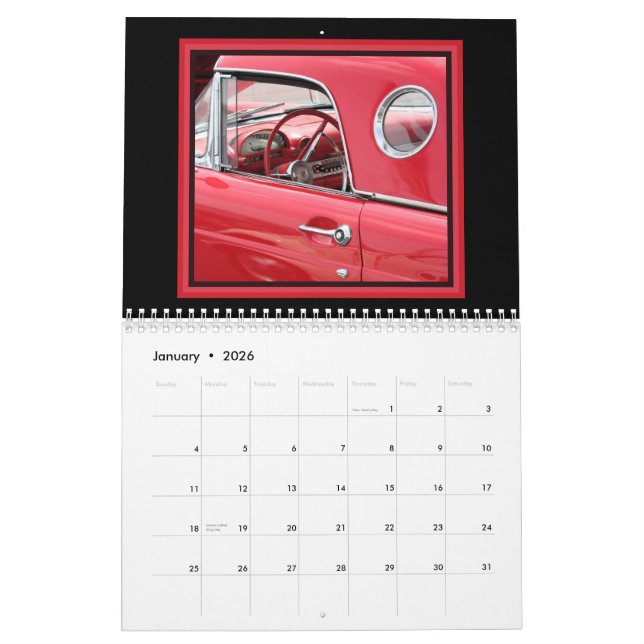 Die klassischen Autos des Vaters Kalender (Jan 2026)