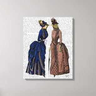 Die Klatsch-Vögel Leinwanddruck