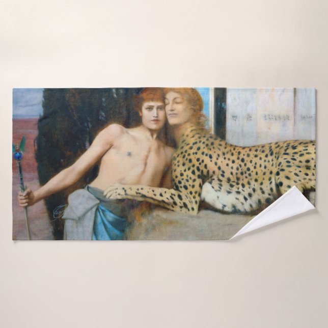 Die Kleider, Fernand Khnopff Badehandtuch (Badehandtuch)