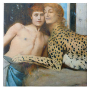 Die Kleider, Fernand Khnopff Fliese