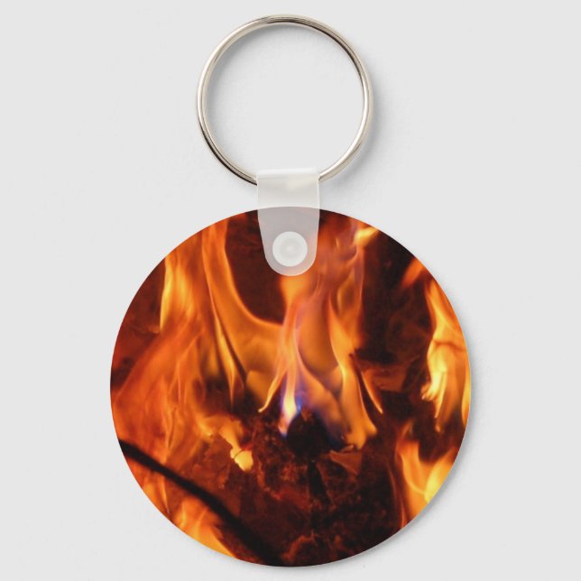 Die kleine blaue Flamme Schlüsselanhänger (Vorderseite)