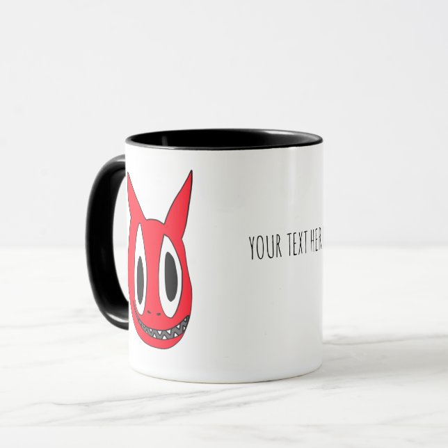 DIE KLEINE DEVILE EDITABLE TASSE (Vorderseite Links)