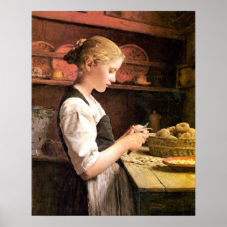 Die kleine elschälerin poster