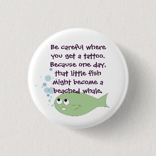 Die kleine Fisch-Analogie Button