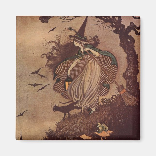 Die kleine Hexe Magnet (Vorne)