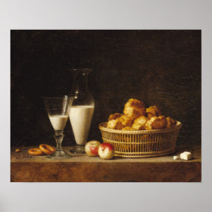 Die kleine Kollation oder der Carafe von Orgeat Poster