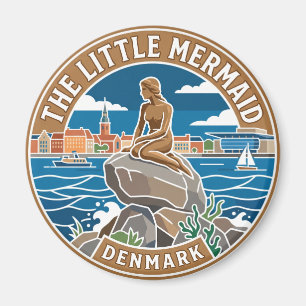 Die kleine Meerjungfrau Dänemark Magnet