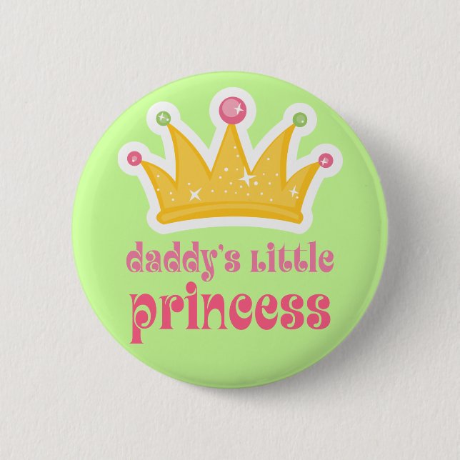 Die kleine Prinzessin Crown des Vatis Button (Vorderseite)