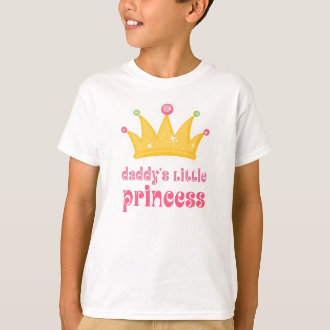 Die kleine Prinzessin Crown des Vatis T-Shirt (Vorderseite)