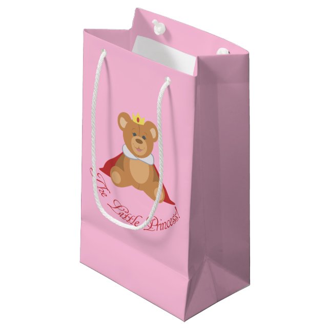 Die kleine Prinzessin Geschenktüte (Vorderseite Schrägansicht)