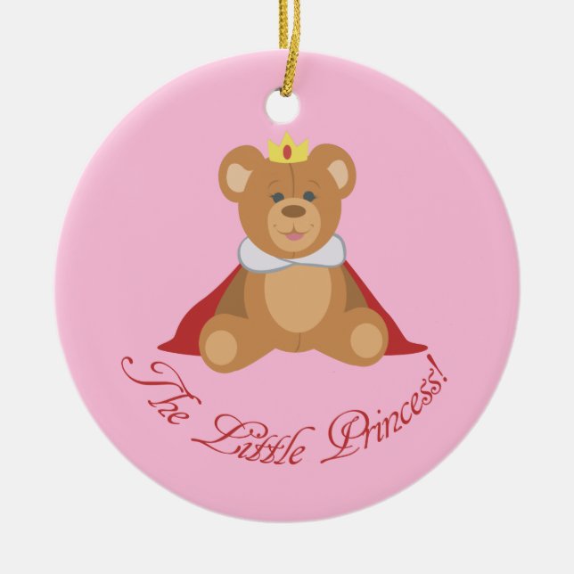 Die kleine Prinzessin Keramik Ornament (Vorne)