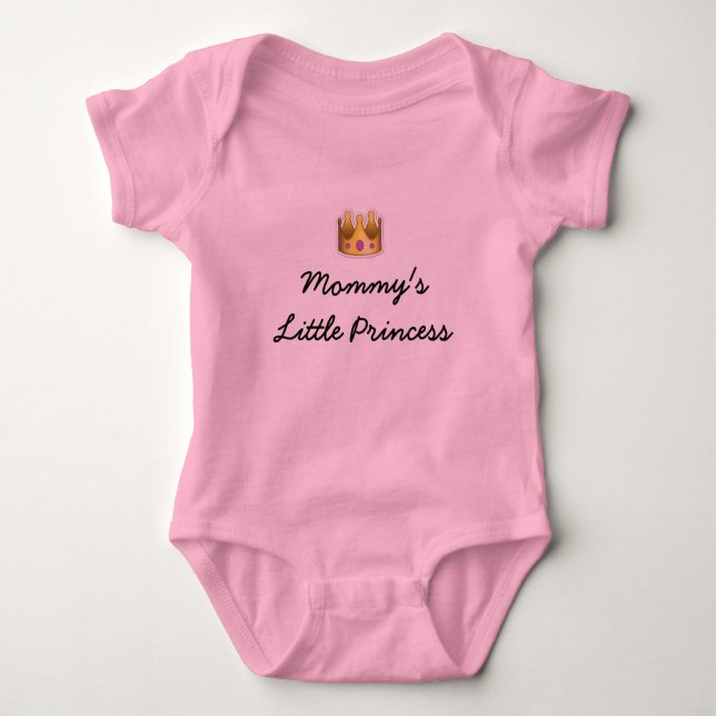 Die kleine Prinzessin Tutu Bodysuit der Mama im Baby Strampler (Vorderseite)