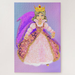 Die kleine Prinzessin - Zeichnend Fantasy-Märchen Puzzle