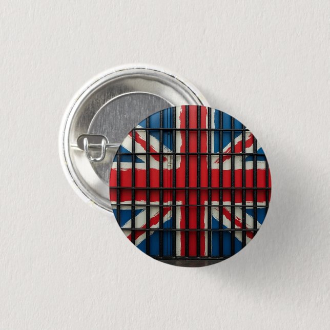 Die kleine runde Taste in Großbritannien Button (Vorne & Hinten)