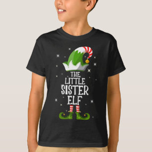 Die kleine Schwester Elf Familie passt zu Weihnach T-Shirt
