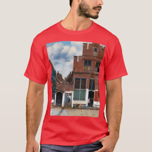 Die kleine Straße Johannes Vermeer T-Shirt