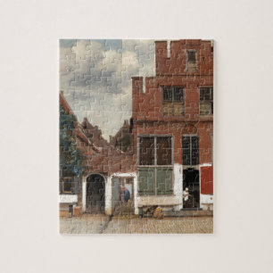 Die kleine Straße von Johannes Vermeer Puzzle