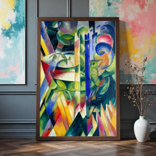 Die kleinen Bergziegen, Franz Marc Poster