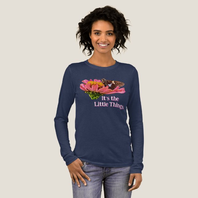Die kleinen Dinge Tri-Blend Shirt (Volle Vorderseite)
