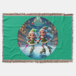 Die kleinen Helfer des Weihnachtsmanns sind innen Decke