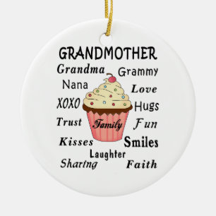 Die kleinen Kuchen der Großmutter für Großmütt Keramikornament