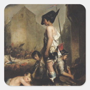Die kleinen Patrioten, 1830 Quadratischer Aufkleber