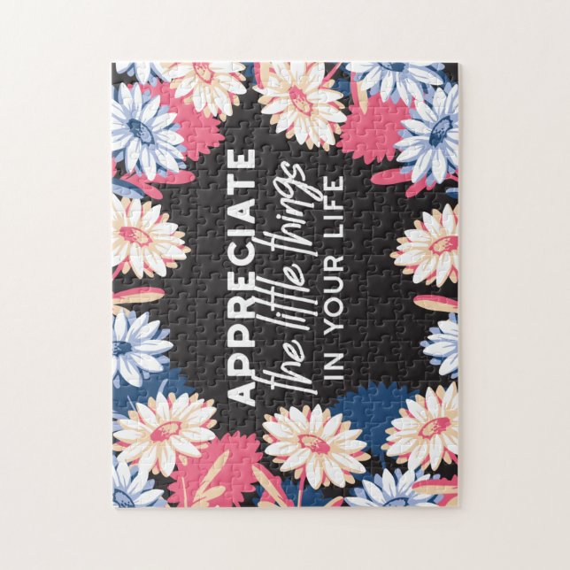 Die kleinen Zitate sind zu schätzen Puzzle (Vertikal)