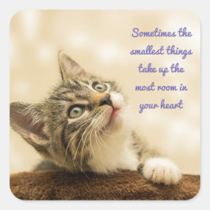 Die kleinsten Dinge Quadratischer Aufkleber