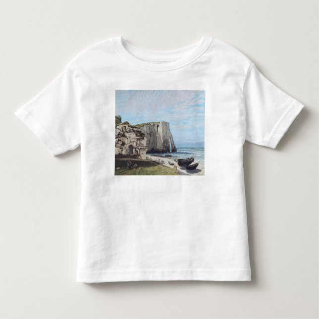 Die Klippen bei Etretat nach dem Sturm, 1870 Kleinkind T-shirt (Vorderseite)