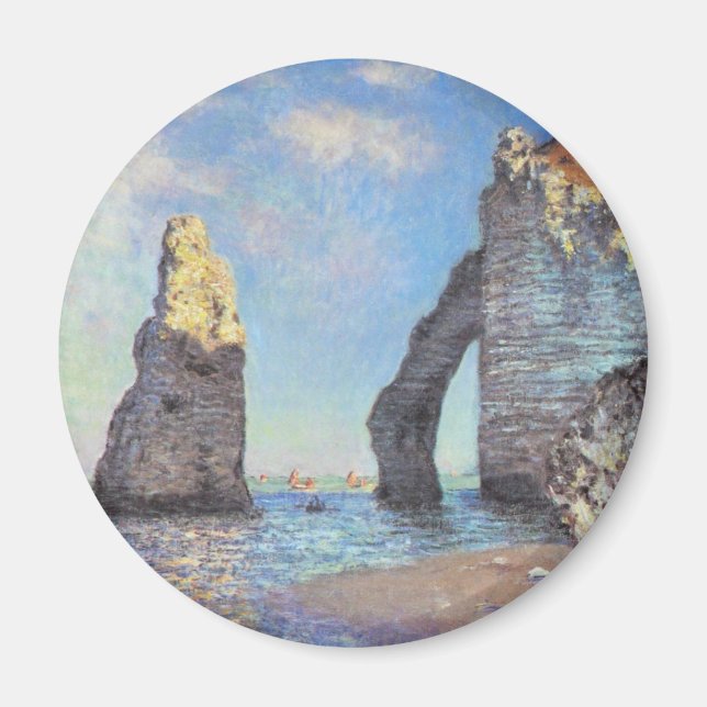 Die Klippen von Etretat - Claude Monet Magnet (Vorne)