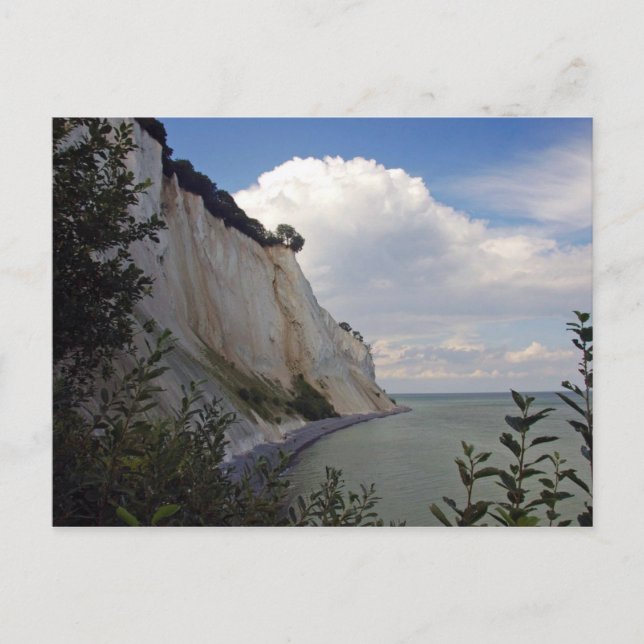 Die Klippen von Mon, Seeland, Dänemark Postkarte (Vorderseite)