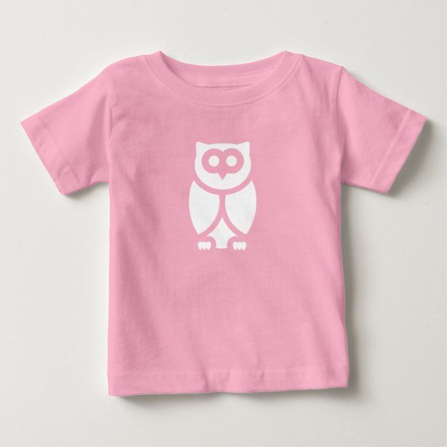 Die kluge Eule Baby T-shirt (Vorderseite)