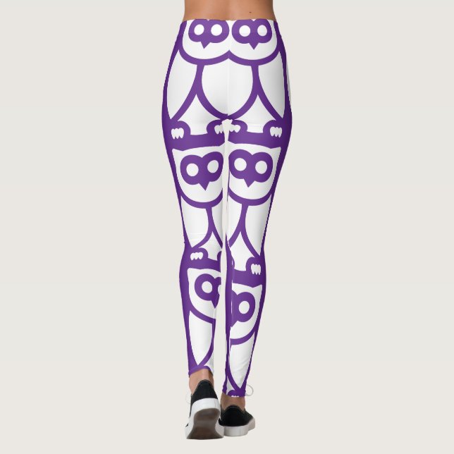 Die kluge Eule Leggings (Rückseite)
