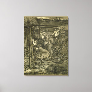 Die klugen und dummen Jungfrauen Leinwanddruck