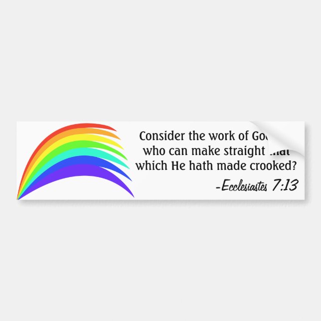 Die Klugheit des Gottes Autoaufkleber (Vorne)